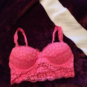 Pink Lace Bralette